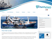 Tablet Screenshot of fishpartners.nl
